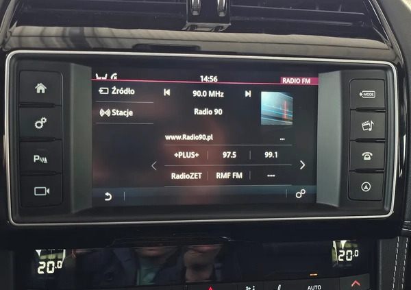 Jaguar F-Pace cena 149900 przebieg: 35000, rok produkcji 2017 z Szepietowo małe 562